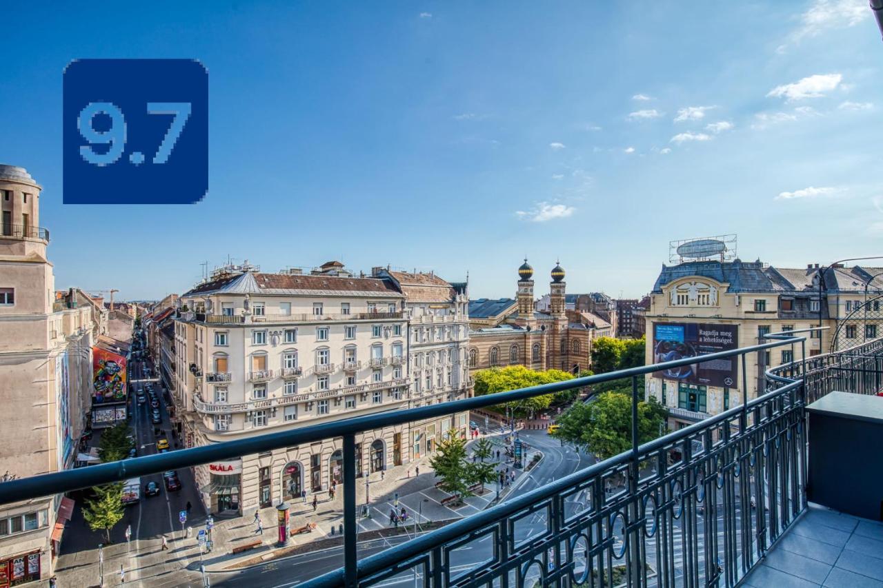 Апартаменты Panoramic Smart Penthouse Central View Of Grand Synagogue Будапешт Экстерьер фото